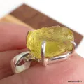 Bijou Pendentif Quartz Citron brut asymétrique - Pendentifs pierres naturelles
