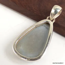 Pendentif Angélite bleue asymétrique - Pendentifs pierres naturelles