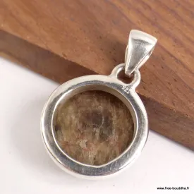 Petit Pendentif Saphir naturel rond - Pendentifs pierres naturelles