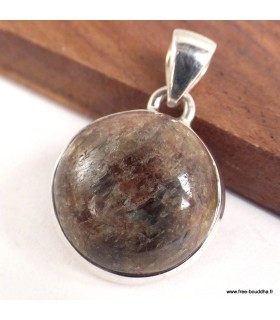 Petit pendentif Saphir naturel – Argent 925 certifié