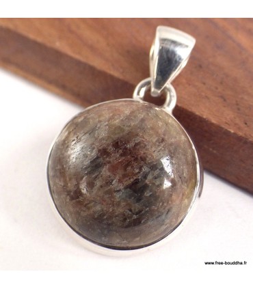 Petit pendentif Saphir naturel – Argent 925 certifié