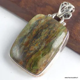 Pendentif Opale Impériale strié - Pendentifs pierres naturelles