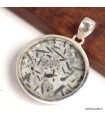Pendentif Hornblende Véritable – Bijou argent 925 poinçonné