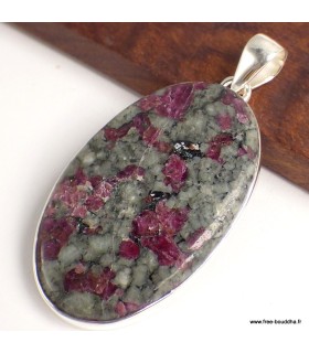 Pendentif Eudialyte Véritable – Bijou argent 925 poinçonné