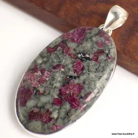 Grand pendentif Eudialyte oval 5,5 cm - Pendentifs pierres naturelles