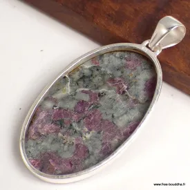 Grand pendentif Eudialyte oval 5,5 cm - Pendentifs pierres naturelles