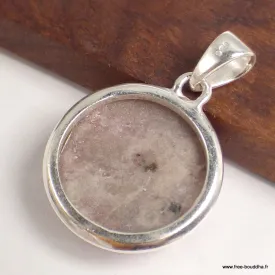 Pendentif Oxyde de Cobalt rond - Pendentifs pierres naturelles