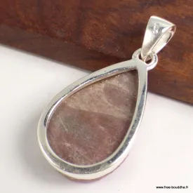 Pendentif Oxyde de Cobalt forme goutte - Pendentifs pierres naturelles