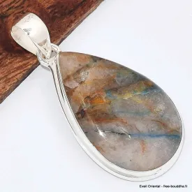 Pendentif goutte en Quantum Quattro - Pendentifs pierres naturelles