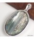 Gros Pendentif Cyanite Mermaid Sirène Argent 925