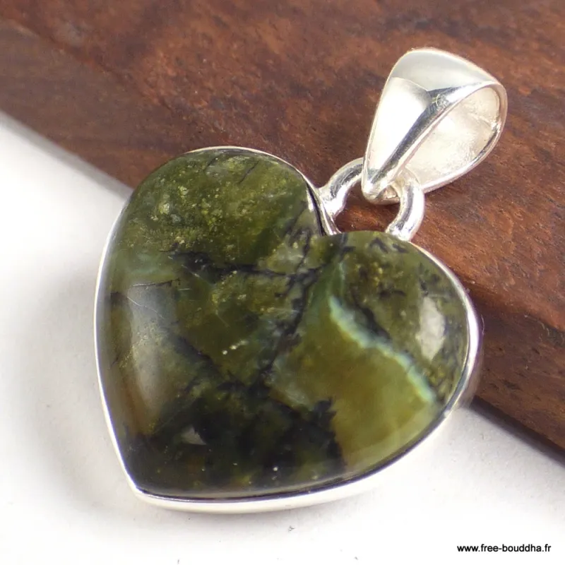 Petit pendentif Opale impériale verte - Pendentifs pierres naturelles