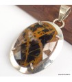 Pendentif Jaspe Pilbara facetté – Argent 925 certifié