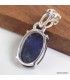 Pendentif Iolite rare facettée ovale – Argent 925
