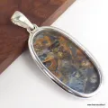 Pendentif Pietersite qualité AAA - Argent 925 - Bijoux en Pietersite