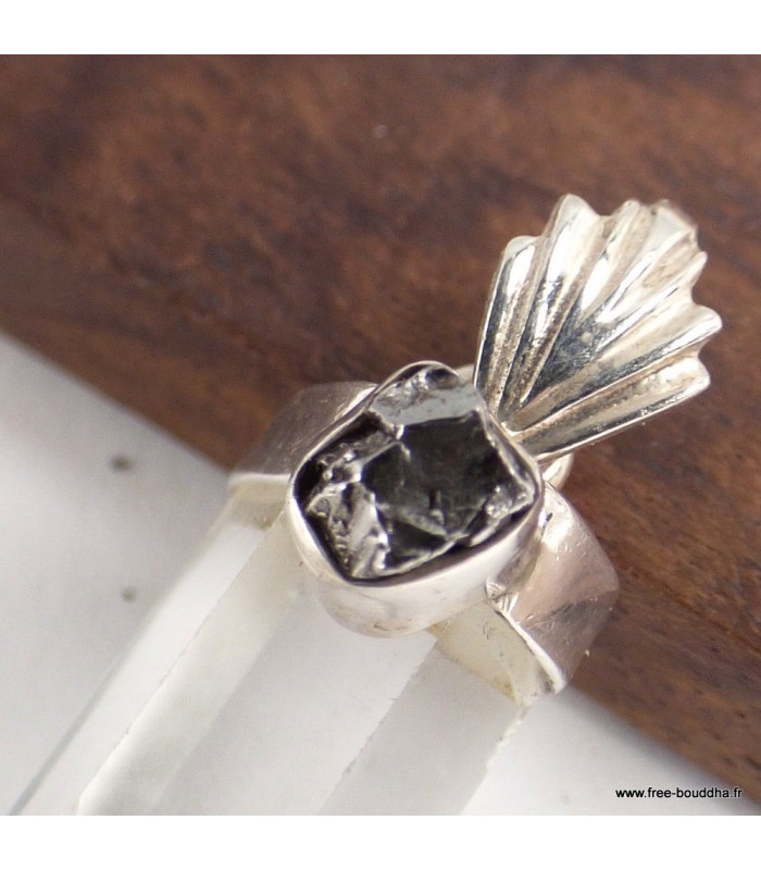 Pendentif Cristal de Roche & Campo del Cielo, argent 925