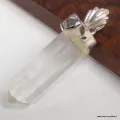 Pendentif Cristal de roche brut Campo del Cielo - Pendentifs pierres naturelles