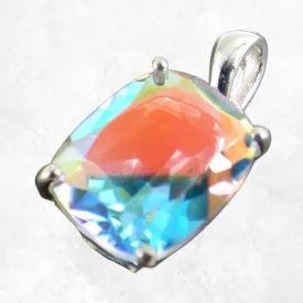 Pendentif Topaze Mercury mystique rectangulaire - Pendentifs pierres naturelles