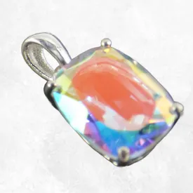 Pendentif Topaze Mercury mystique rectangulaire - Pendentifs pierres naturelles