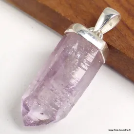 Bijou Pendentif en Améthyste naturelle du Mexique - Bijoux en Améthyste de Vera Cruz