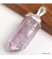Pendentif Améthyste brute Vera Cruz argent 925 authentique