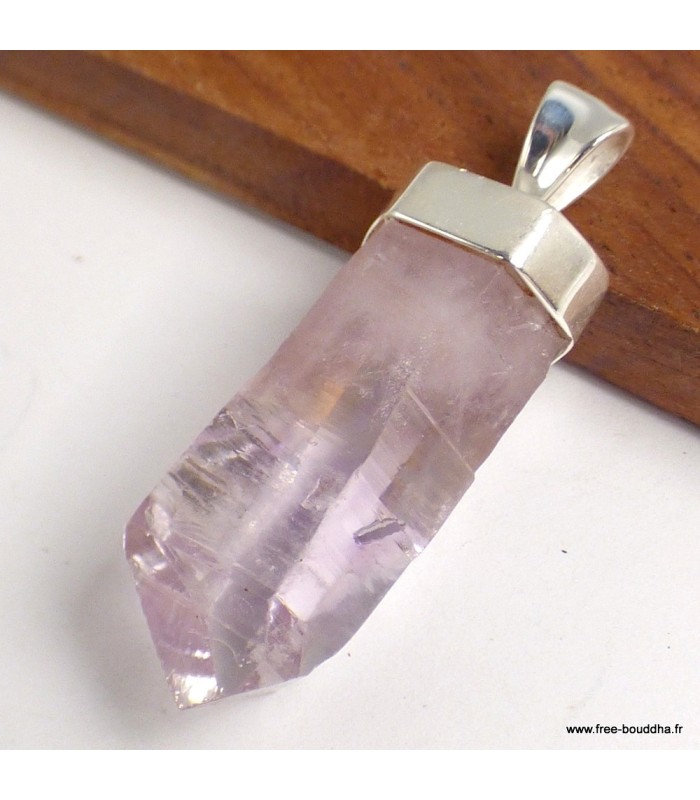 Pendentif Améthyste de Vera Cruz – Argent 925 Bâtonnet