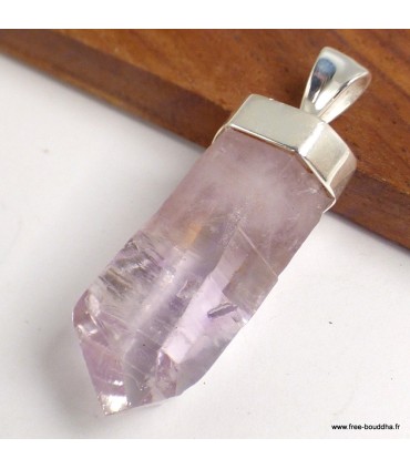 Pendentif Améthyste de Vera Cruz – Argent 925 Bâtonnet