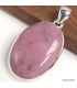 Pendentif Pétalite rose ovale – argent 925