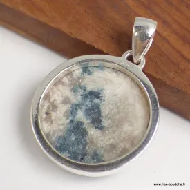 Pendentif Tourmaline indigo forme ronde - Bijoux en Tourmaline Indigo