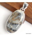 Pendentif Jaspe Maligano Authentique – Argent massif 925
