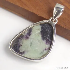 Pendentif asymétrique en Kammererite - Bijoux en Kammererite