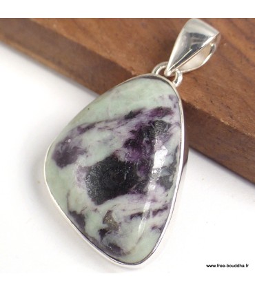 Pendentif Kammererite véritable – Pierre de protection et intuition