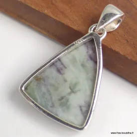Pendentif triangulaire en Kammererite - Bijoux en Kammererite