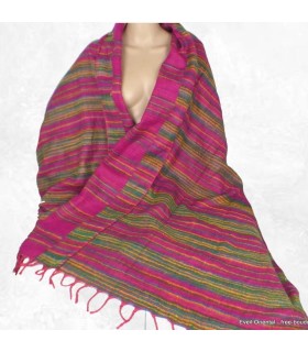 Châle de méditation artisanal du Népal - Oversized