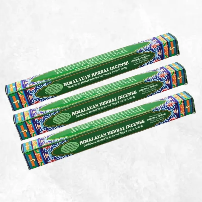Encens tibétain Hymalayan Herbal pour purification - Objets rituels bouddhistes
