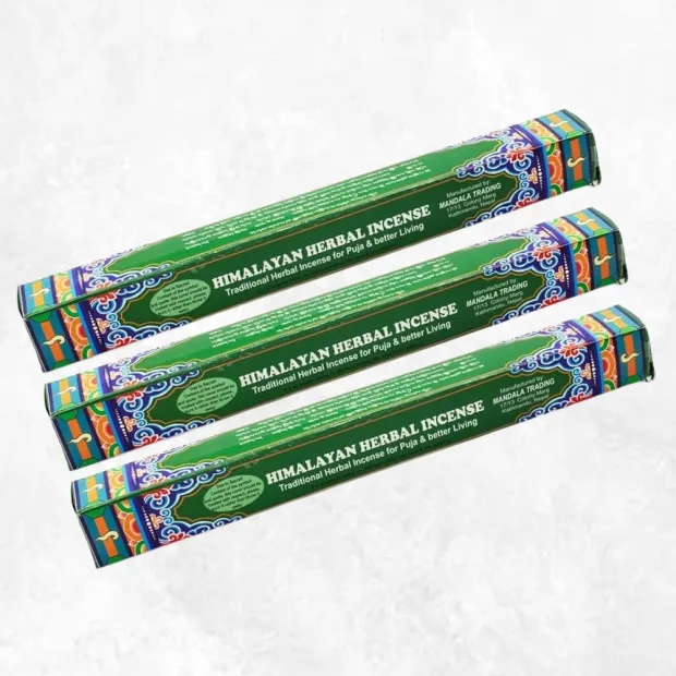 Encens tibétain Hymalayan Herbal pour purification - Objets rituels bouddhistes