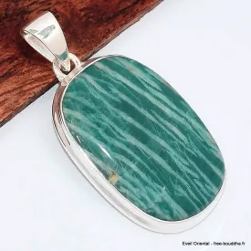 Pendentif Amazonite du Brésil rectangulaire - Bijoux en Amazonite
