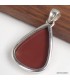 Pendentif Jaspe rouge argent 925 poinçonné authentique