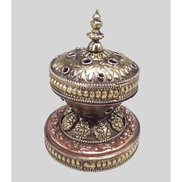 Porte-encens tibétain oriental 6 trous - Porte-encens tibétains