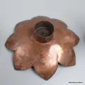 Brûleur d'encens orné des signes auspicieux cuivre pierres - Porte-encens tibétains