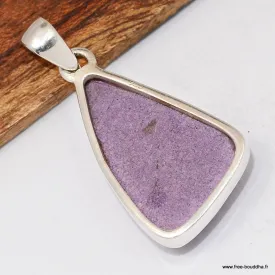 Pendentif Stichtite authentique forme libre - Pendentifs pierres naturelles