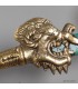 Épée de Manjushri en métal et laiton sertie de pierres naturelles