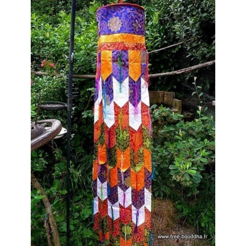 Tenture bouddhiste Chopen bannière Gyaltsen pour temple 190 cm - Tentures bouddhistes