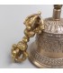 Cloche tibétaine bronze 17 cm avec mantra de Chenrezi – Népal