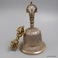 Cloche tibétaine Haute Qualité en Bronze 17 cm - Objets rituels bouddhistes