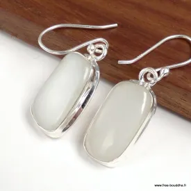 Boucles d'oreilles en pierre de lune du Sri Lanka - Bijoux en Pierre de Lune du Sri Lanka