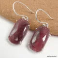 Boucles d'oreilles Saphir mixte africain facetté - Boucles d'oreilles en pierres naturelles