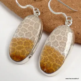 Boucles d'oreilles en Corail indonésien - Bijoux en Corail