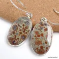 Boucles d'oreilles pendantes Jaspe Astéroïde - Bijoux en Jaspe