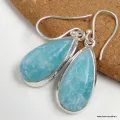 Boucles d'oreilles Smithsonite forme goutte - Bijoux en Smithsonite