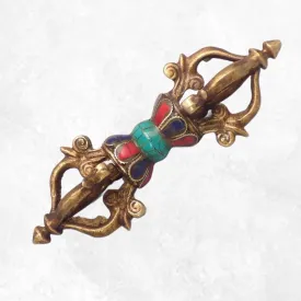 Drigug dordjé tibétain 4 branches 14,5 cm - Dordjé, double dorjé (sans cloche)